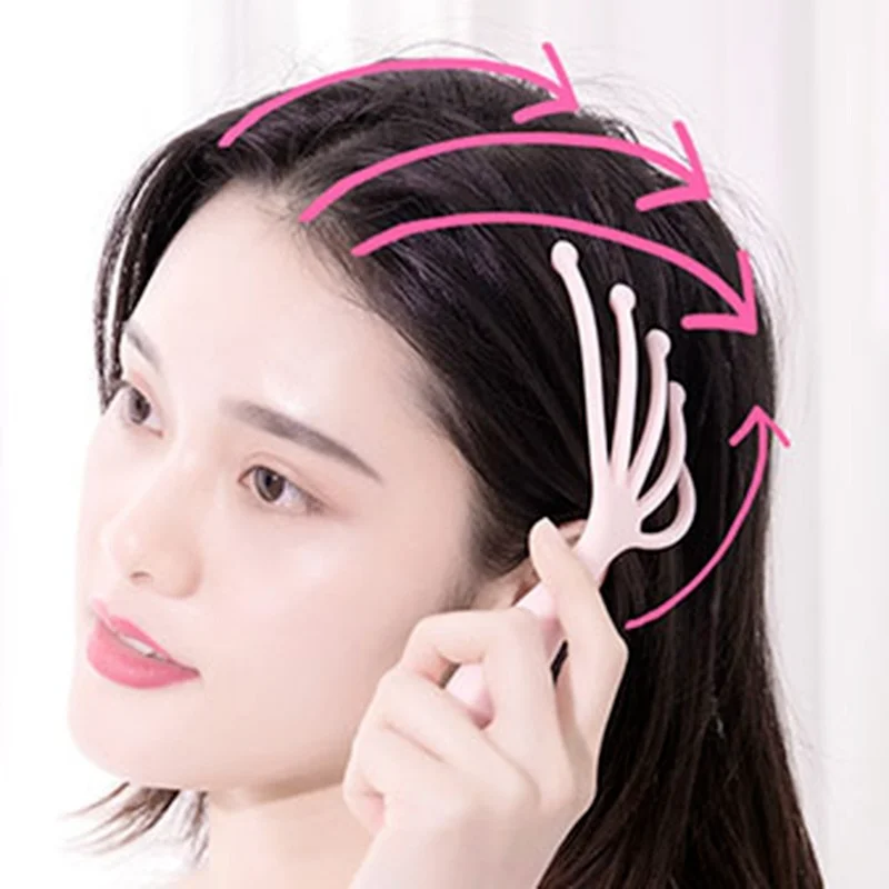 Head Massager Scalp Neck Comb Roller Five Finger Claws Steel Ball Hand Held Relax SPA Hair Care for hair growth Stress Relief
Head Massager Scalp Neck Comb Roller Five Finger Claws Steel Ball Hand Held Relax SPA Hair Care for hair growth Stress Relief