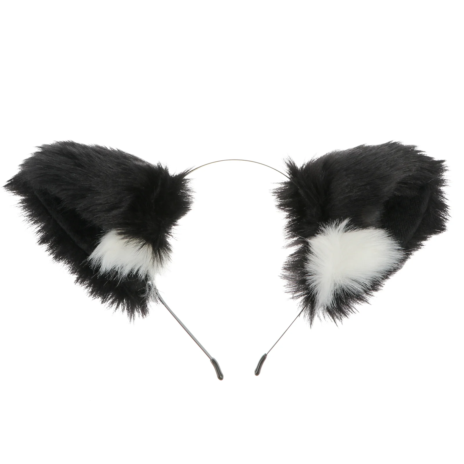 

1pc Cat Ears Headband Plush Cat Ear Hairband Furry Ears Headwear Cat Ears Headpiece Costume Accessories for Kids ( Color 1 )
