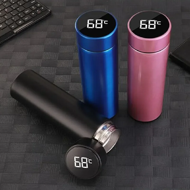 500ml Digital Thermos Cup Business Temperature Display Water Bottle Heat Preservation Coffee Vacuum Thermos Flask for Camping
500ml Digital Thermos Cup Business Temperature Display Water Bottle Heat Preservation Coffee Vacuum Thermos Flask for Camping