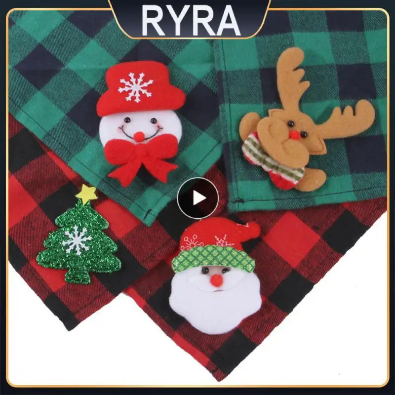 Christmas New Pet Saliva Towel Red And Green Plaid Dog Bib Cat Triangle Towel Festival Party Home Practical Pet Supplies
Christmas New Pet Saliva Towel Red And Green Plaid Dog Bib Cat Triangle Towel Festival Party Home Practical Pet Supplies
