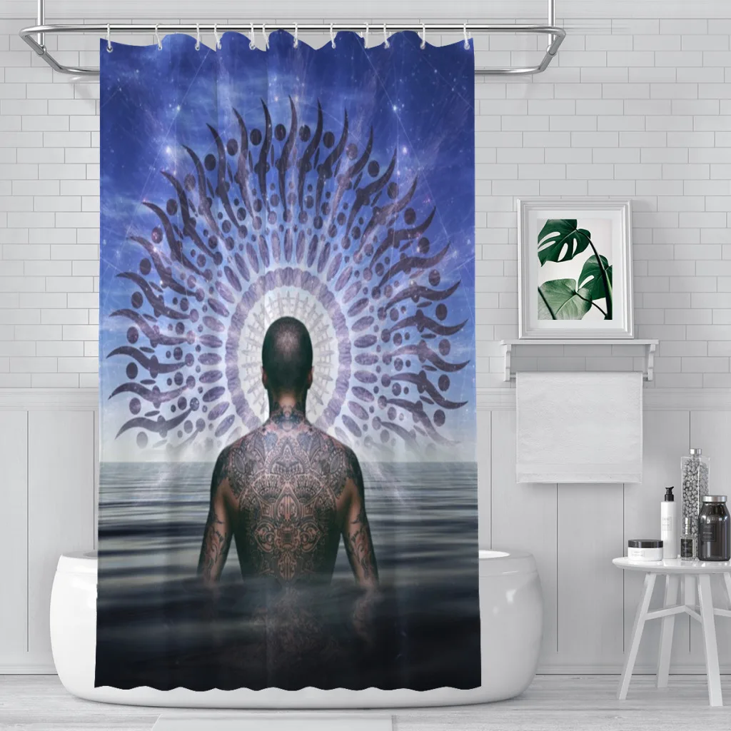 Шторы для ванной и душа Shaman, мифические фантазийные водонепроницаемые перегородки, креативный домашний декор, аксессуары для ванной комнат...
Шторы для ванной и душа Shaman, мифические фантазийные водонепроницаемые перегородки, креативный домашний декор, аксессуары для ванной комнат...