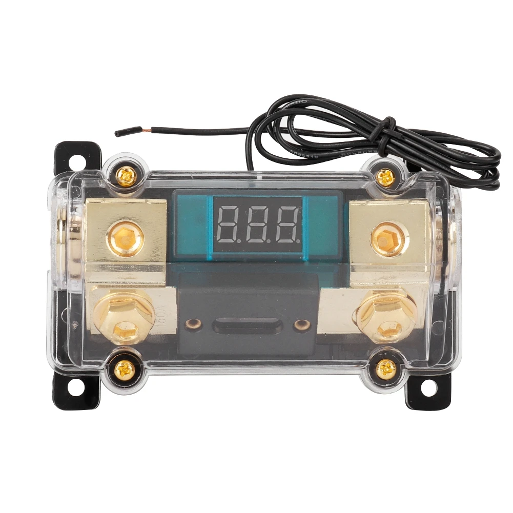 Car Audio Power Fuses Holder Stereo Distribution Block Box Digital Display(150A) Power Fuses Holder
Car Audio Power Fuses Holder Stereo Distribution Block Box Digital Display(150A) Power Fuses Holder
