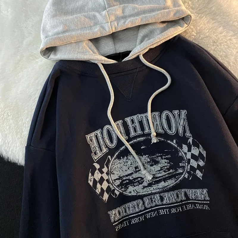 Vintage Streetwear Hooded Oversize Women Hoodies Harajuku Ulzzang Print Long Sleeve Sweatshirts New Arrival Japanese Hoodies
Vintage Streetwear Hooded Oversize Women Hoodies Harajuku Ulzzang Print Long Sleeve Sweatshirts New Arrival Japanese Hoodies