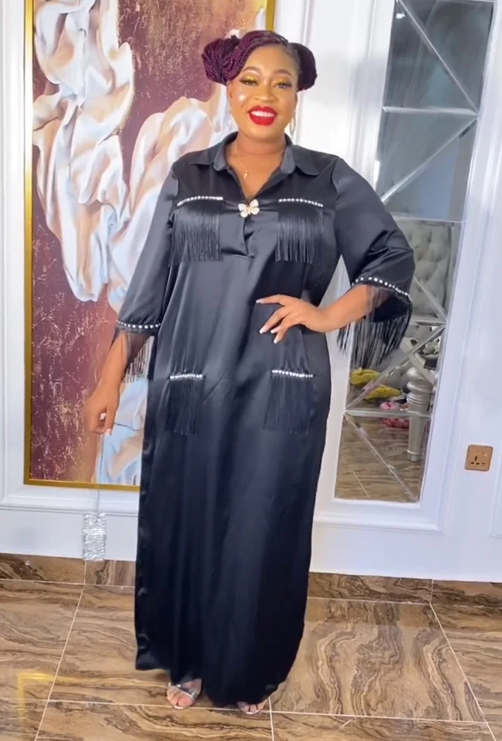 Women's 2023 New Bright Silk Smooth Satin Loose And Comfort Large Dress Butterfly Plus Size Dresses Long Casual Summer Clothes
Women's 2023 New Bright Silk Smooth Satin Loose And Comfort Large Dress Butterfly Plus Size Dresses Long Casual Summer Clothes