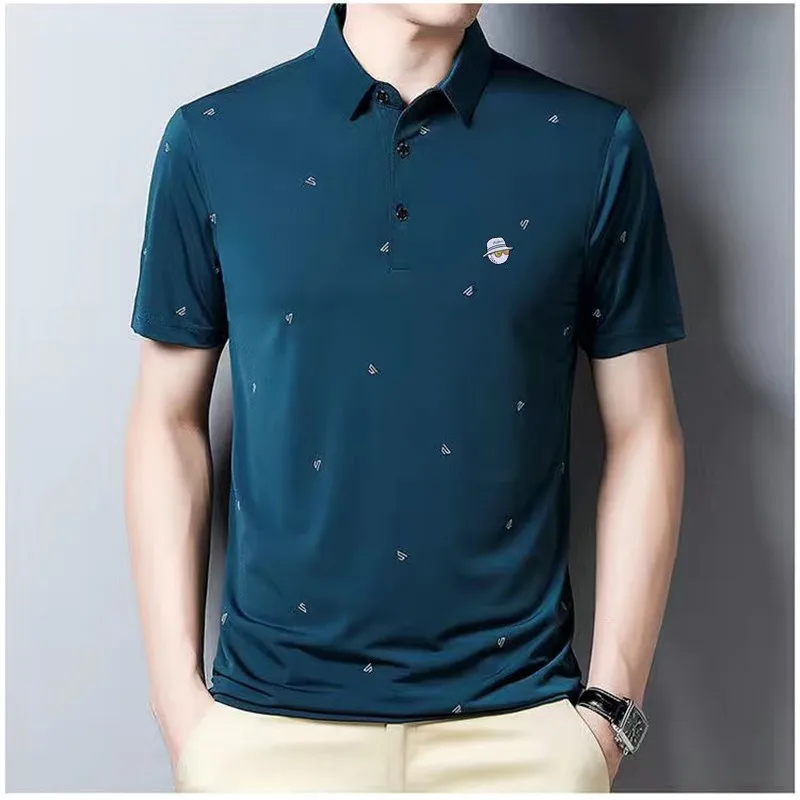 Short Sleeve Golf Business Tee Summer Man Golf T-shirt Comfortable Soft Quick-drying Fashion Shirts Golf Wear Men Polo Shirt
Short Sleeve Golf Business Tee Summer Man Golf T-shirt Comfortable Soft Quick-drying Fashion Shirts Golf Wear Men Polo Shirt