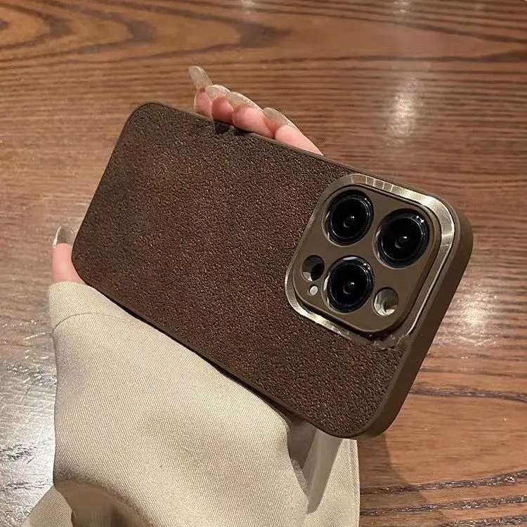 Metal Ring Dark Brown Suitable For iPhone 13pro/12promax Leather Pattern 14 Silicone Anti Drop Premium
Metal Ring Dark Brown Suitable For iPhone 13pro/12promax Leather Pattern 14 Silicone Anti Drop Premium