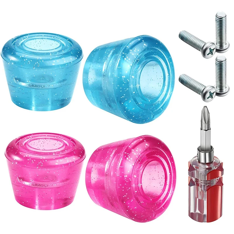 4 Pcs Roller Skate Toe Stoppers Roller Skates Brakes With 4 Pcs Screws And 2 Pcs Dual Purpose Screwdriver
4 Pcs Roller Skate Toe Stoppers Roller Skates Brakes With 4 Pcs Screws And 2 Pcs Dual Purpose Screwdriver