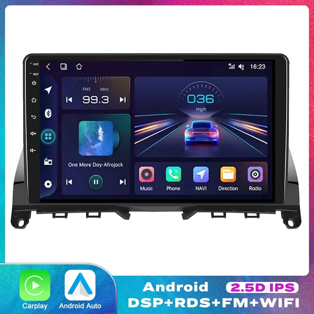 Авторадио 2din android для mercedes benz c-klase w204 s204 2007-2010 Авторадио мультимедийный видеоплеер GPS головное устройство Carplay 4G 
Авторадио 2din android для mercedes benz c-klase w204 s204 2007-2010 Авторадио мультимедийный видеоплеер GPS головное устройство Carplay 4G
