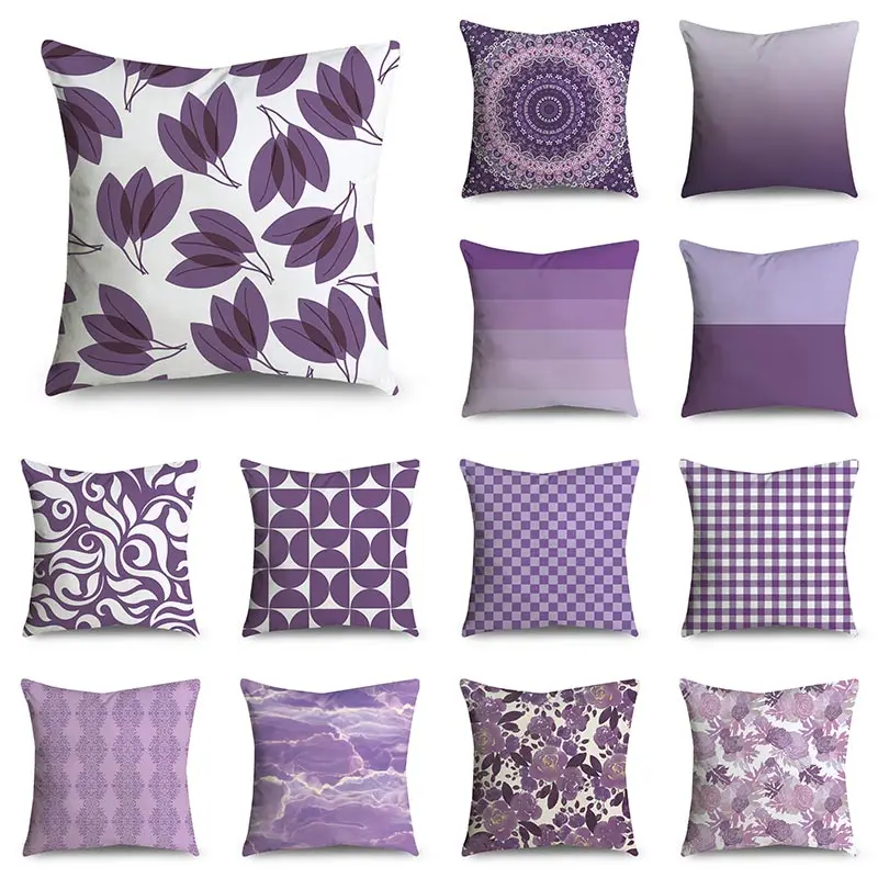 Purple pattern Decorative Cushion Cover Floral Pillow Case For Car Sofa Decor Pillowcase Home Pillows
Purple pattern Decorative Cushion Cover Floral Pillow Case For Car Sofa Decor Pillowcase Home Pillows
