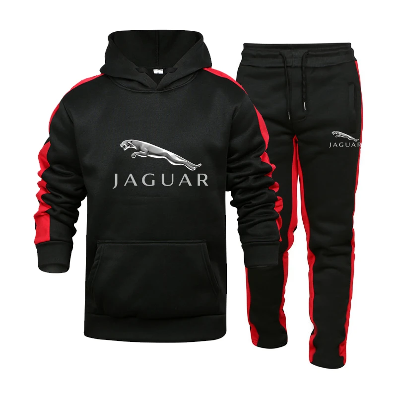 2023 2 Piece Tracksuit Jaguar Car Logo Print Men Sets Sportswear Splicing Hoodie+Pants Running Suits Fleece Casual Sports Wear
2023 2 Piece Tracksuit Jaguar Car Logo Print Men Sets Sportswear Splicing Hoodie+Pants Running Suits Fleece Casual Sports Wear