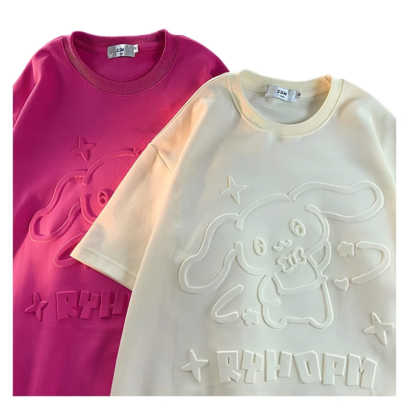 Kawaii Sanrio Cinnamoroll с коротким рукавом милый аниме Лето Новинка для студентов Милая Повседневная футболка уличный Печатный Свободный Топ подарок для девочки
Kawaii Sanrio Cinnamoroll с коротким рукавом милый аниме Лето Новинка для студентов Милая Повседневная футболка уличный Печатный Свободный Топ подарок для девочки