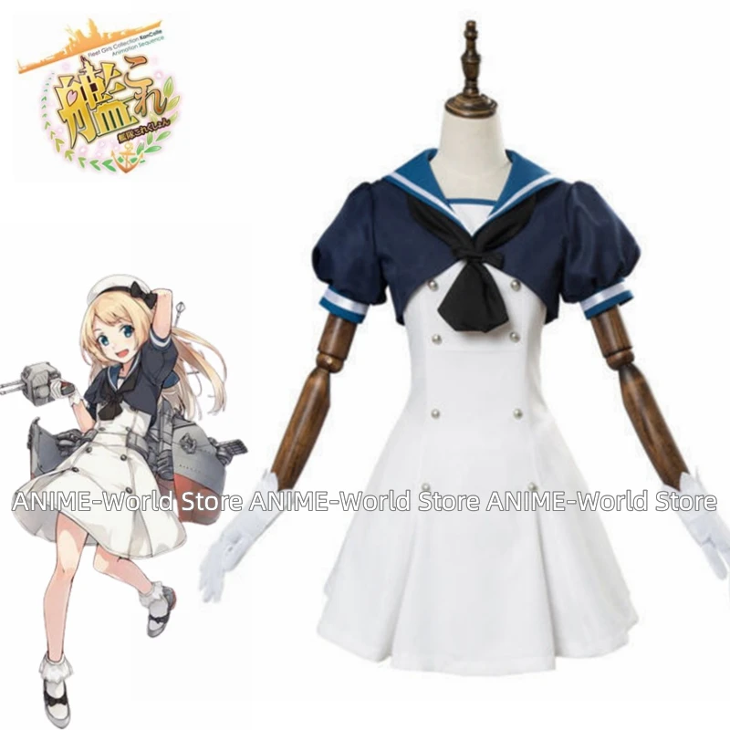 Аниме Kantai Collection Jervis униформа косплей костюм Хэллоуин
Аниме Kantai Collection Jervis униформа косплей костюм Хэллоуин