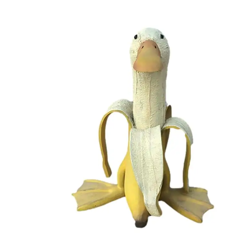 Creative Banana Duck Art Statue Garden Yard Outdoor Decoration Cute Whimsical Peeled Banana Duck Crafts Gifts For Kids
Creative Banana Duck Art Statue Garden Yard Outdoor Decoration Cute Whimsical Peeled Banana Duck Crafts Gifts For Kids