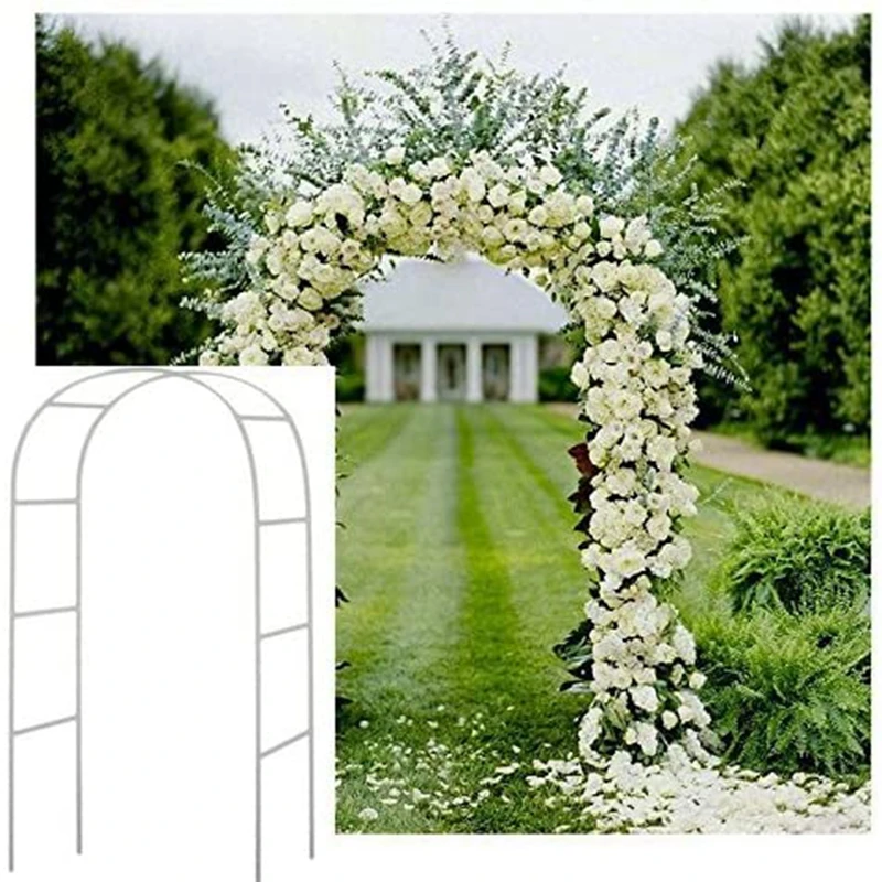 Metal White Garden Arch Wedding Arch Flower Arrangements Arbor Holder Frame Decor Garden Outdoor Climbing Plants Vines Holder
Metal White Garden Arch Wedding Arch Flower Arrangements Arbor Holder Frame Decor Garden Outdoor Climbing Plants Vines Holder