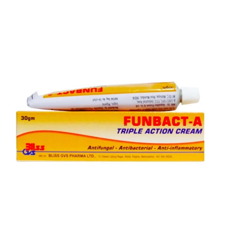 FUNBACT - A крем тройного действия 30 г 
FUNBACT - A крем тройного действия 30 г