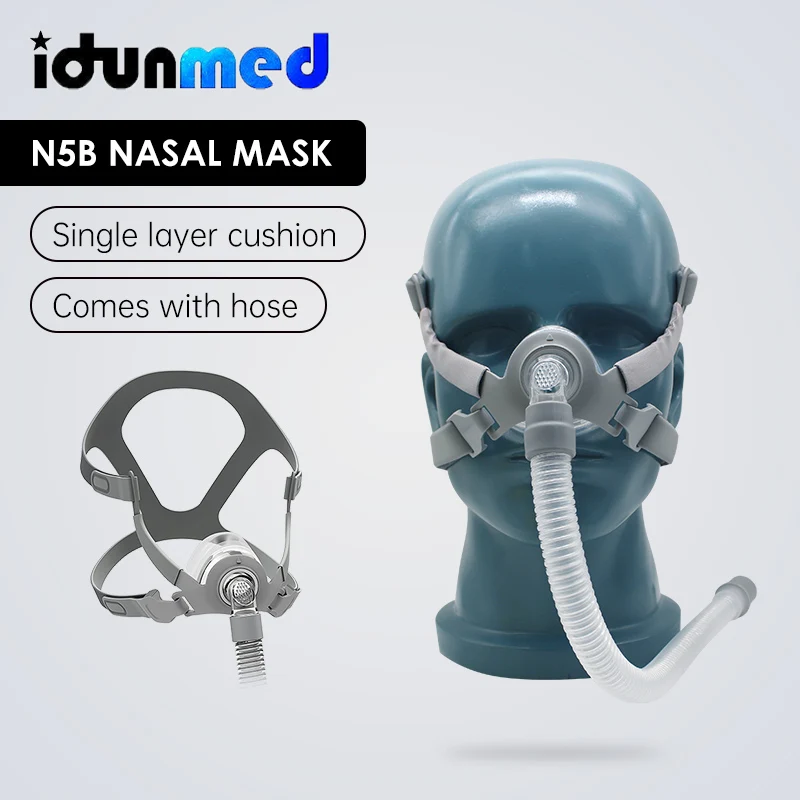 BMC CPAP Mask Nasal Respirator N5B With Adjustable Headgear Clips For Breathing Machine Ventilator Anti Snoring Sleeping Apnea
BMC CPAP Mask Nasal Respirator N5B With Adjustable Headgear Clips For Breathing Machine Ventilator Anti Snoring Sleeping Apnea