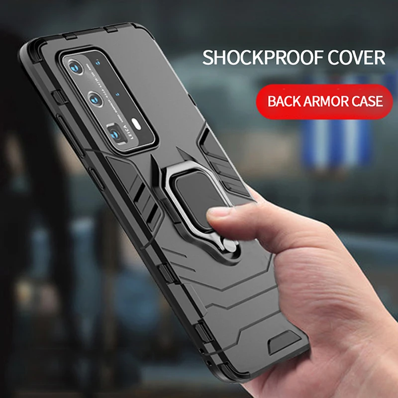 

Shockproof Case For Samsung Galaxy M23 M53 5G M51 M01 M12 M13 M20 M30 M30S M21 M31 M31S Armor Phone Case Ring Holder Cover Funda