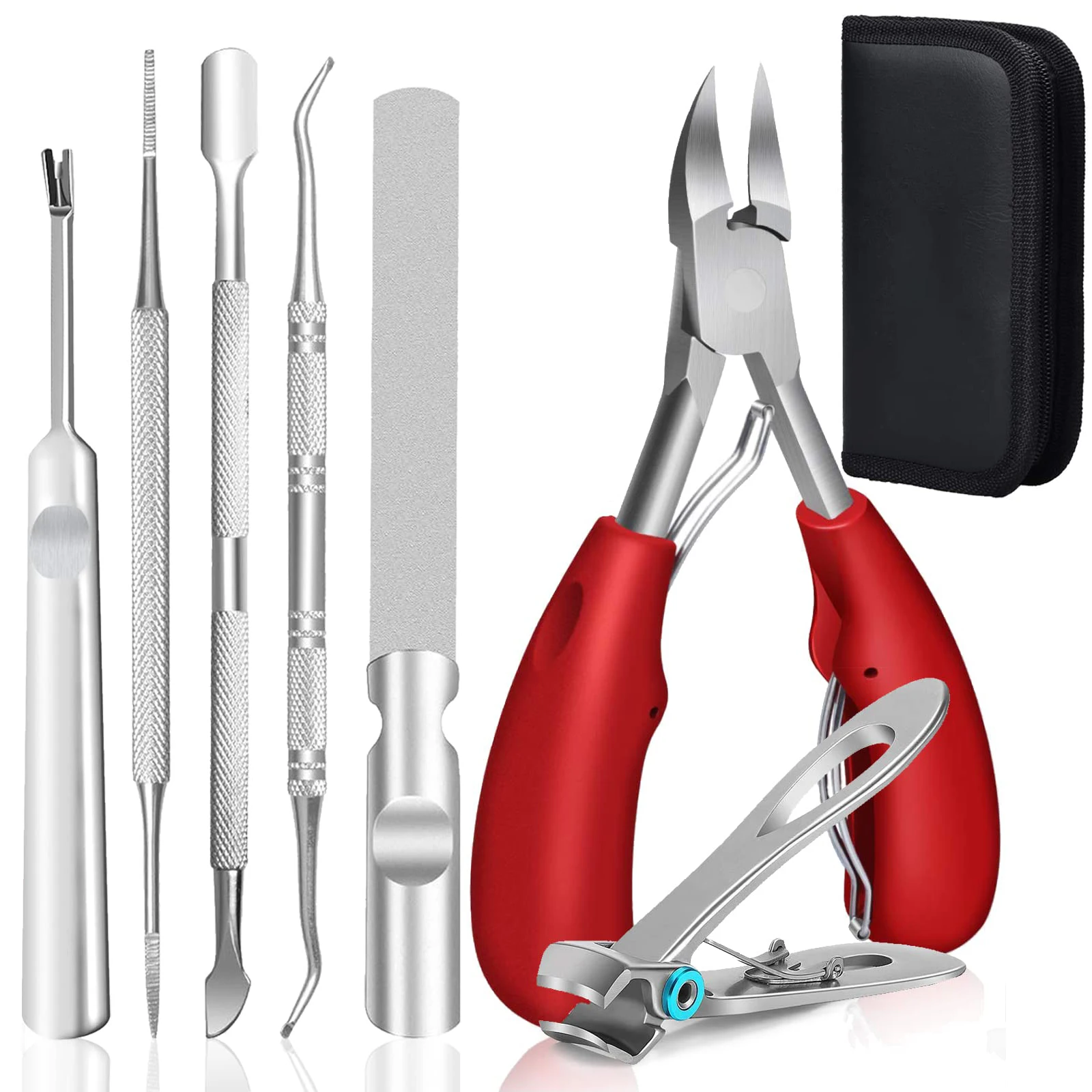 Toenail Clippers Thick Nails Large Nail Clippers Thick & Ingrown Toenails Podiatrist Toenail Clippers Kits Stainless Steel
Toenail Clippers Thick Nails Large Nail Clippers Thick & Ingrown Toenails Podiatrist Toenail Clippers Kits Stainless Steel