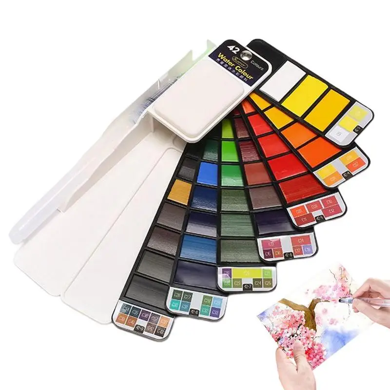 Travel Watercolor Set Water Colors For Children Foldable Travel Pocket Watercolor Kit For Students Adults Beginners Artist Field
Travel Watercolor Set Water Colors For Children Foldable Travel Pocket Watercolor Kit For Students Adults Beginners Artist Field