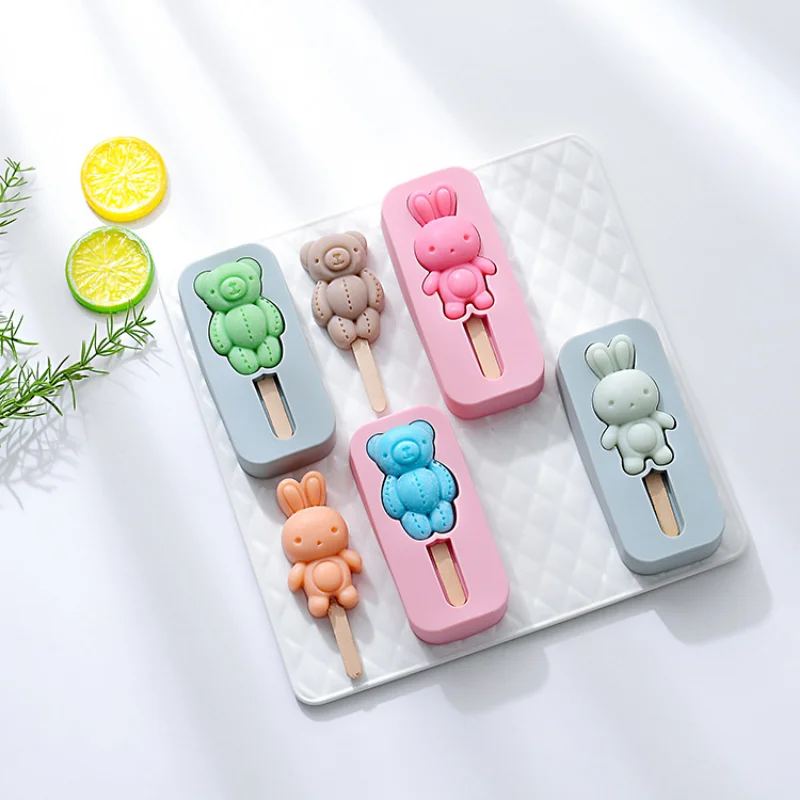 Shape Rod Stick Ice Bear Sticks Rabbit Mold Mold Cream Silicone Ice Maker Cheese Mini Cream Molar Ice
Shape Rod Stick Ice Bear Sticks Rabbit Mold Mold Cream Silicone Ice Maker Cheese Mini Cream Molar Ice