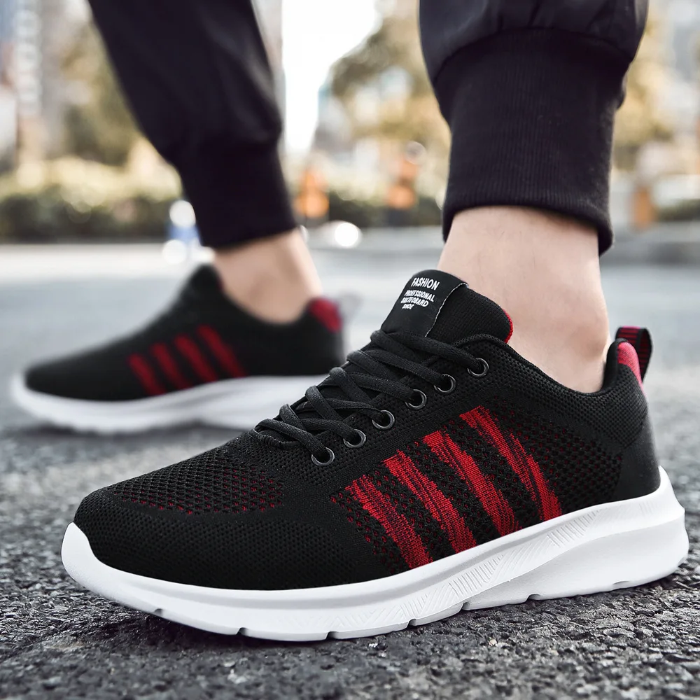 New Fashion Vulcanize Platform Flats Bandage Air Mesh Running Shoes Casual Sports Men Red Sneakers 47 48
New Fashion Vulcanize Platform Flats Bandage Air Mesh Running Shoes Casual Sports Men Red Sneakers 47 48