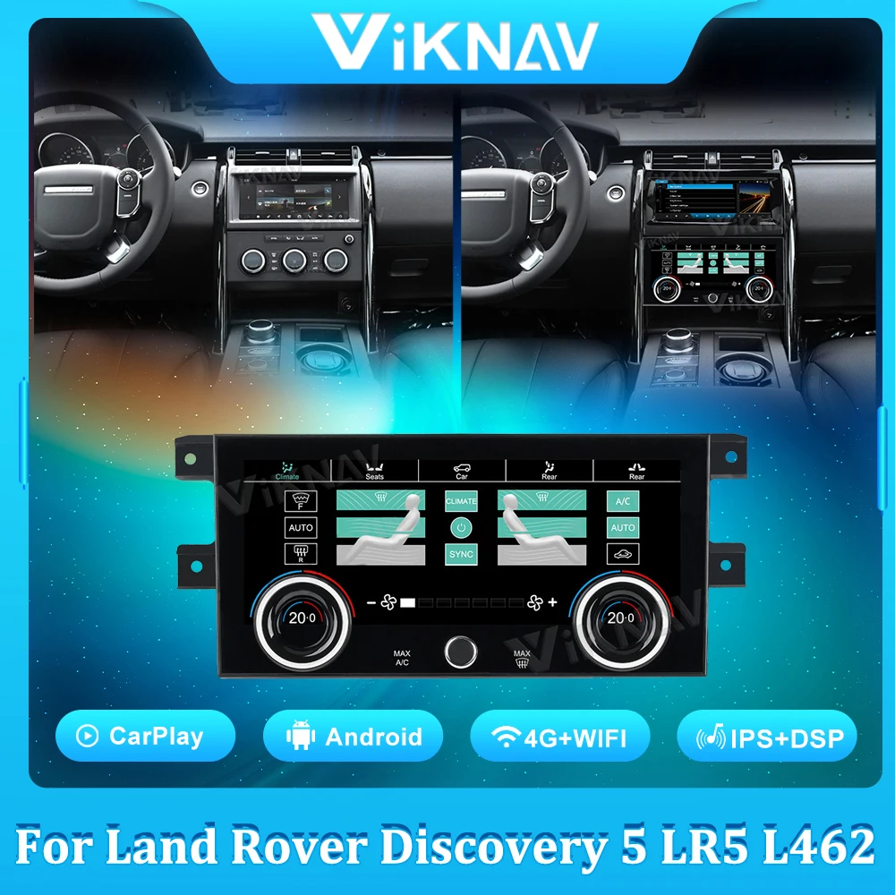 AC Panel For Land Rover Discovery 5 LR5 L462 2017-2020 Climate Control LCD Touch Screen Android Car Radio GPS Multimedia Player
AC Panel For Land Rover Discovery 5 LR5 L462 2017-2020 Climate Control LCD Touch Screen Android Car Radio GPS Multimedia Player