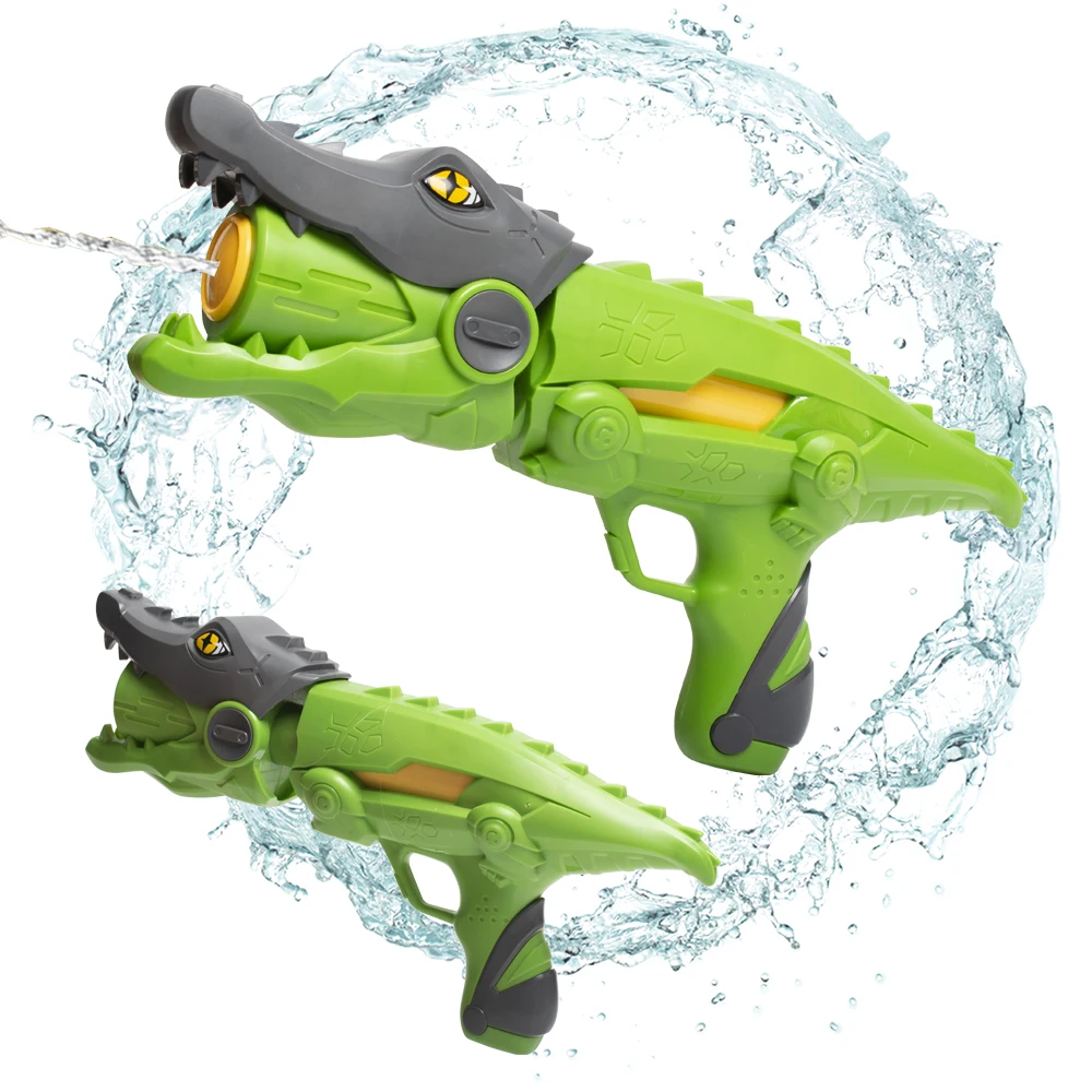 

Crocodile Water Blaster Soaker Gun, Kids，DinoDurable Pump Action Outdoor Squirt Gun, Long-Range