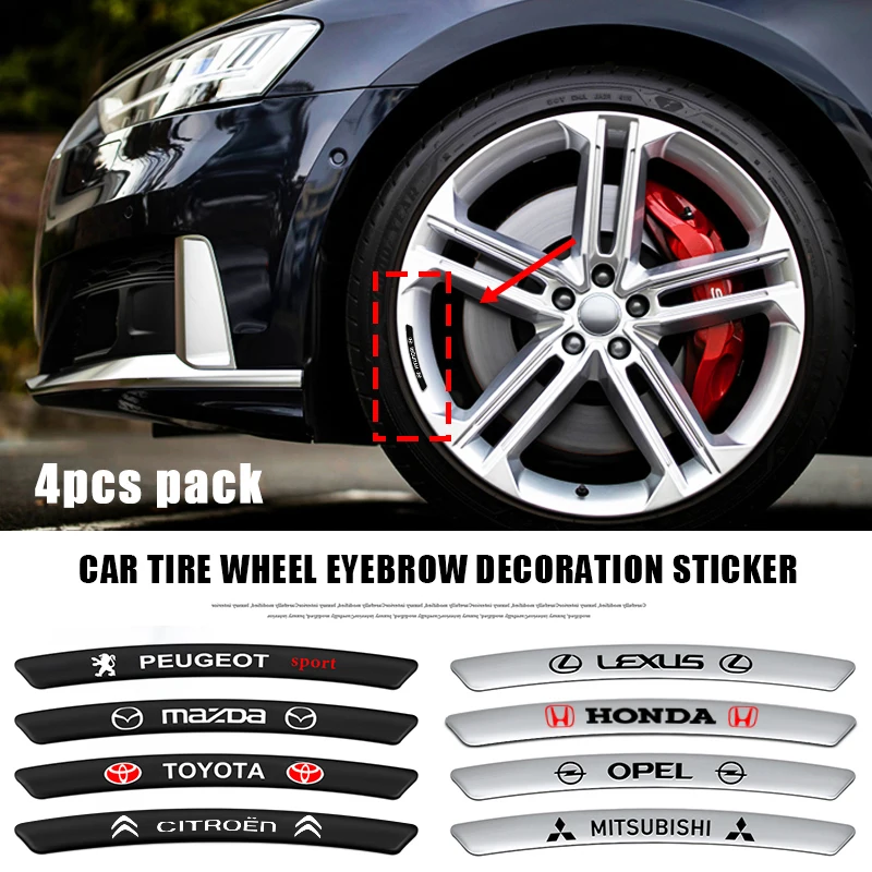 4PCS Car Styling Tire Decoration Sticker Wheels Rims Racing Decals Auto Accessories For Honda Peugeot Toyota Nissan Skoda Etc
4PCS Car Styling Tire Decoration Sticker Wheels Rims Racing Decals Auto Accessories For Honda Peugeot Toyota Nissan Skoda Etc