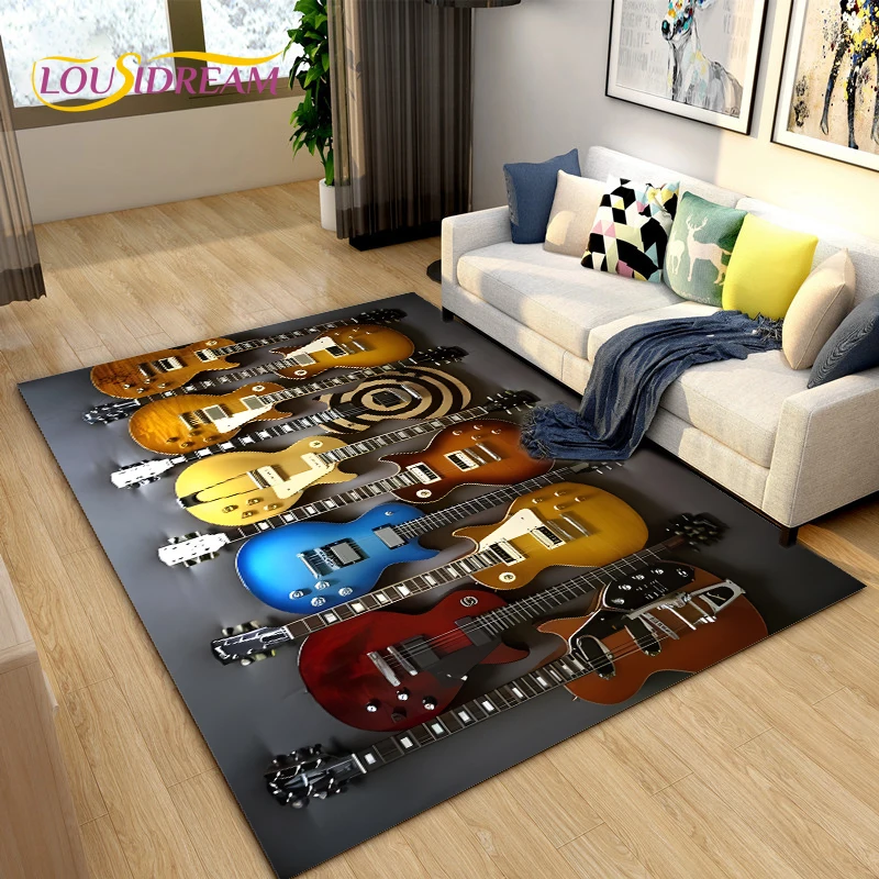 Classical Guitar Electric Guitar Bass Area Rug,Carpet Rug for Living Room Bedroom Decoration,Kids Play Soft Non-slip Floor Mats
Classical Guitar Electric Guitar Bass Area Rug,Carpet Rug for Living Room Bedroom Decoration,Kids Play Soft Non-slip Floor Mats