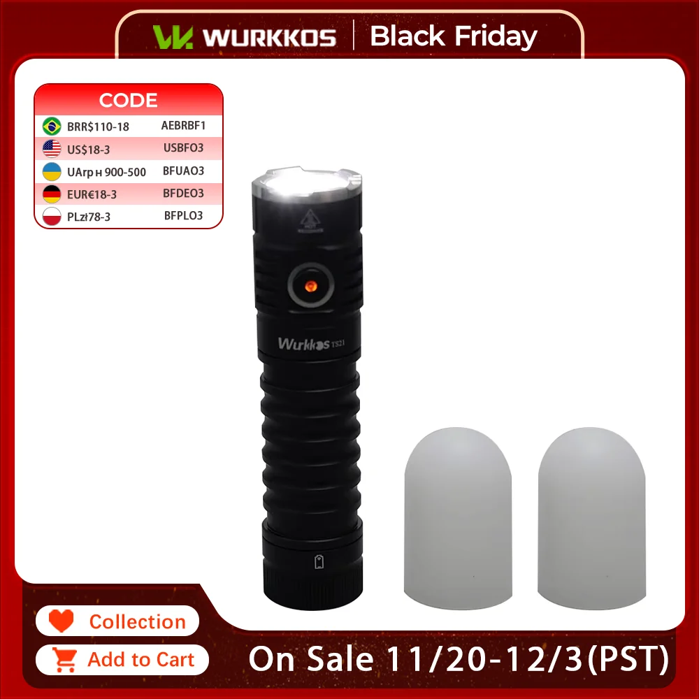 Wurkkos Диффузор для TS10 TS11 TS22 WK40 TS32 белый
Wurkkos Диффузор для TS10 TS11 TS22 WK40 TS32 белый