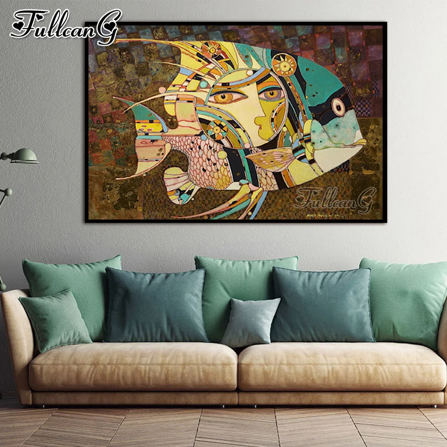FULLCANG Gustav Klimt diamond painting full mosaic picture rhinestone embroidery abstract fish needlework home decor FG0963
FULLCANG Gustav Klimt diamond painting full mosaic picture rhinestone embroidery abstract fish needlework home decor FG0963