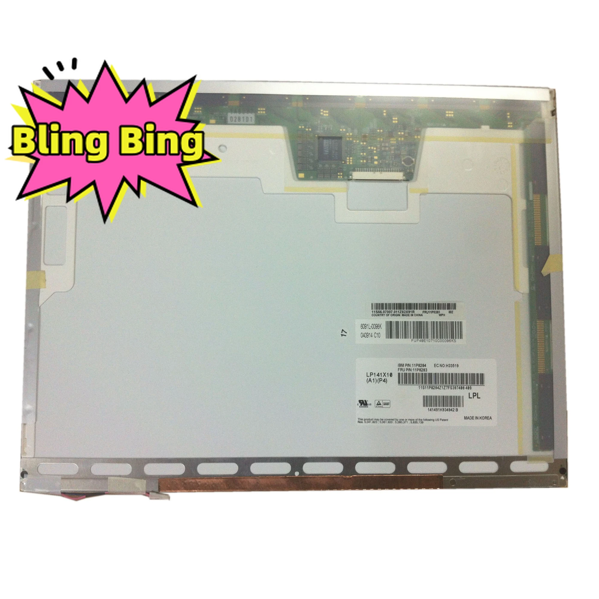 ЖК-экран для ноутбука LP141X10 A1P4 LP141X10 (A1)(P4), 14,1 дюйма, 20PIN, 1024X768,
ЖК-экран для ноутбука LP141X10 A1P4 LP141X10 (A1)(P4), 14,1 дюйма, 20PIN, 1024X768,