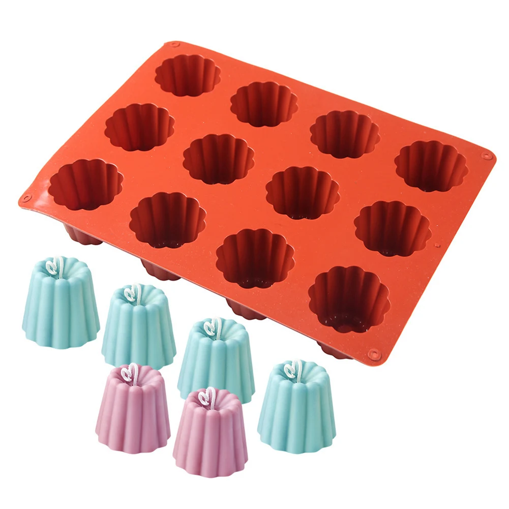 New Non-stick Canelé Mould Baking Tin Canneles Cake Pan Diy Soap Mold Cupcake Silicone Mold Baking Tray Bakeware
New Non-stick Canelé Mould Baking Tin Canneles Cake Pan Diy Soap Mold Cupcake Silicone Mold Baking Tray Bakeware