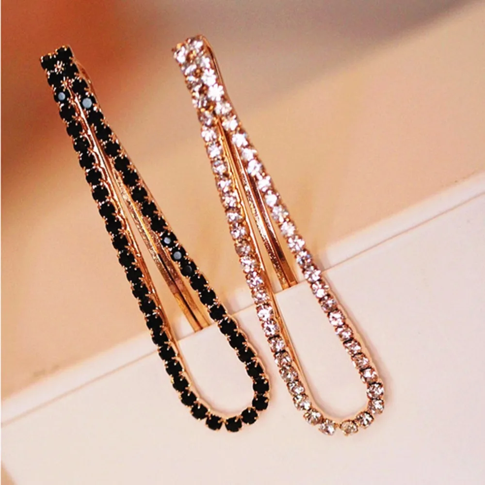 2019 Fashion Barrettes Rehinstone Black White Barrette Women Girls Hairpins Hair Clips Pins 7Cm Drop Shipping
2019 Fashion Barrettes Rehinstone Black White Barrette Women Girls Hairpins Hair Clips Pins 7Cm Drop Shipping