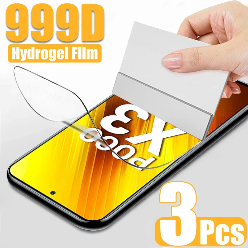 Гидрогелевая пленка с полным покрытием для Xiaomi POCO X3 GT X4 NFC M2 M3 M4 для Pocophone F1 F2 F3 Pro 11T 10T 9T, Защитная пленка для экрана, не стекло
Гидрогелевая пленка с полным покрытием для Xiaomi POCO X3 GT X4 NFC M2 M3 M4 для Pocophone F1 F2 F3 Pro 11T 10T 9T, Защитная пленка для экрана, не стекло