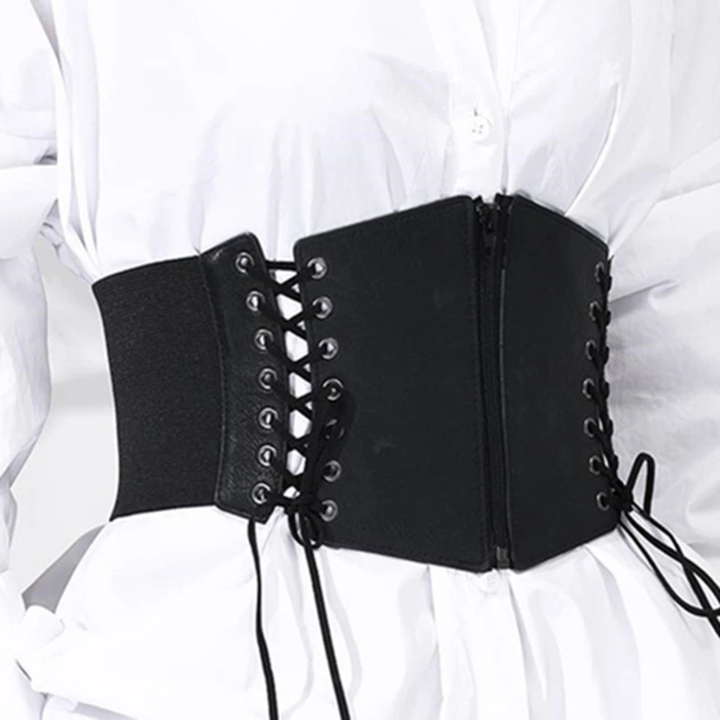 Lace-up Waist Corsets Daily Wearing Underbust Belts Body Shaper Straps Zipper Bustiers Wide Belt Tied Belt
Lace-up Waist Corsets Daily Wearing Underbust Belts Body Shaper Straps Zipper Bustiers Wide Belt Tied Belt