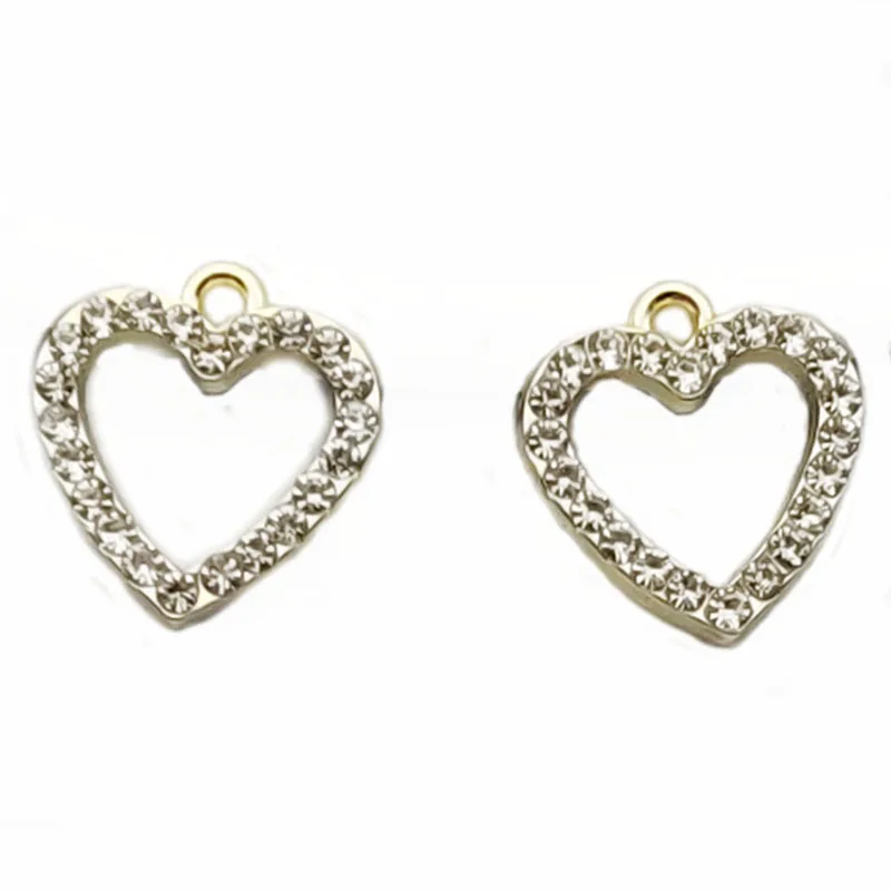 6Pcs Micromounting Zircon Hollow Heart Charms For DIY Jewelry Making Earrings Necklaces Bracelet Craft Handmade Accessories
6Pcs Micromounting Zircon Hollow Heart Charms For DIY Jewelry Making Earrings Necklaces Bracelet Craft Handmade Accessories