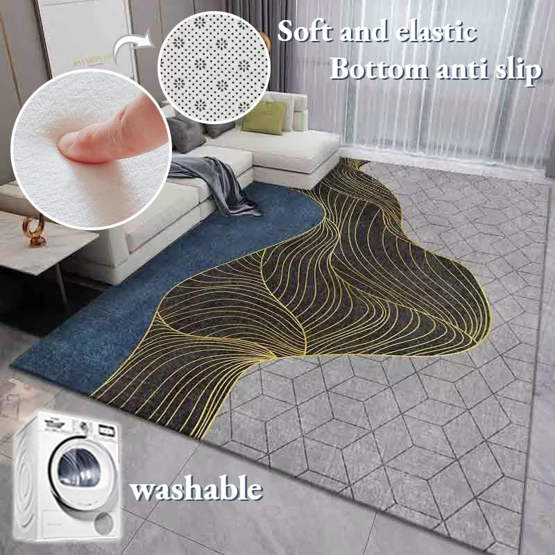 Ins Geometric Living Room Carpet Lounge Luxury Large Area Rugs Decoration Bedroom Anti-slip Carpets Washable Entrance Door Mat
Ins Geometric Living Room Carpet Lounge Luxury Large Area Rugs Decoration Bedroom Anti-slip Carpets Washable Entrance Door Mat
