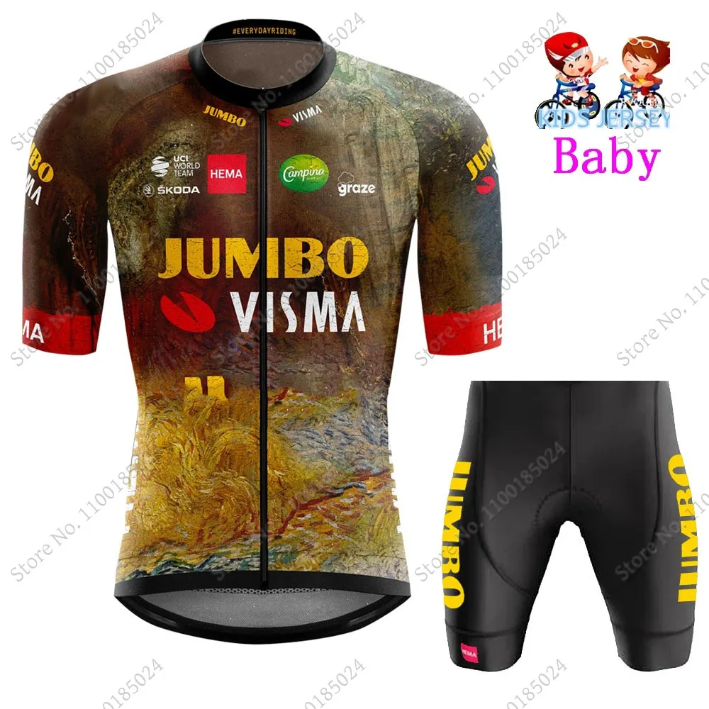 2022 детская велосипедная Джерси Jumbo Visma командный комплект для мальчиков и девочек велосипедная одежда Детский дорожный велосипедный Костюм MTB Ropa Maillot
2022 детская велосипедная Джерси Jumbo Visma командный комплект для мальчиков и девочек велосипедная одежда Детский дорожный велосипедный Костюм MTB Ropa Maillot