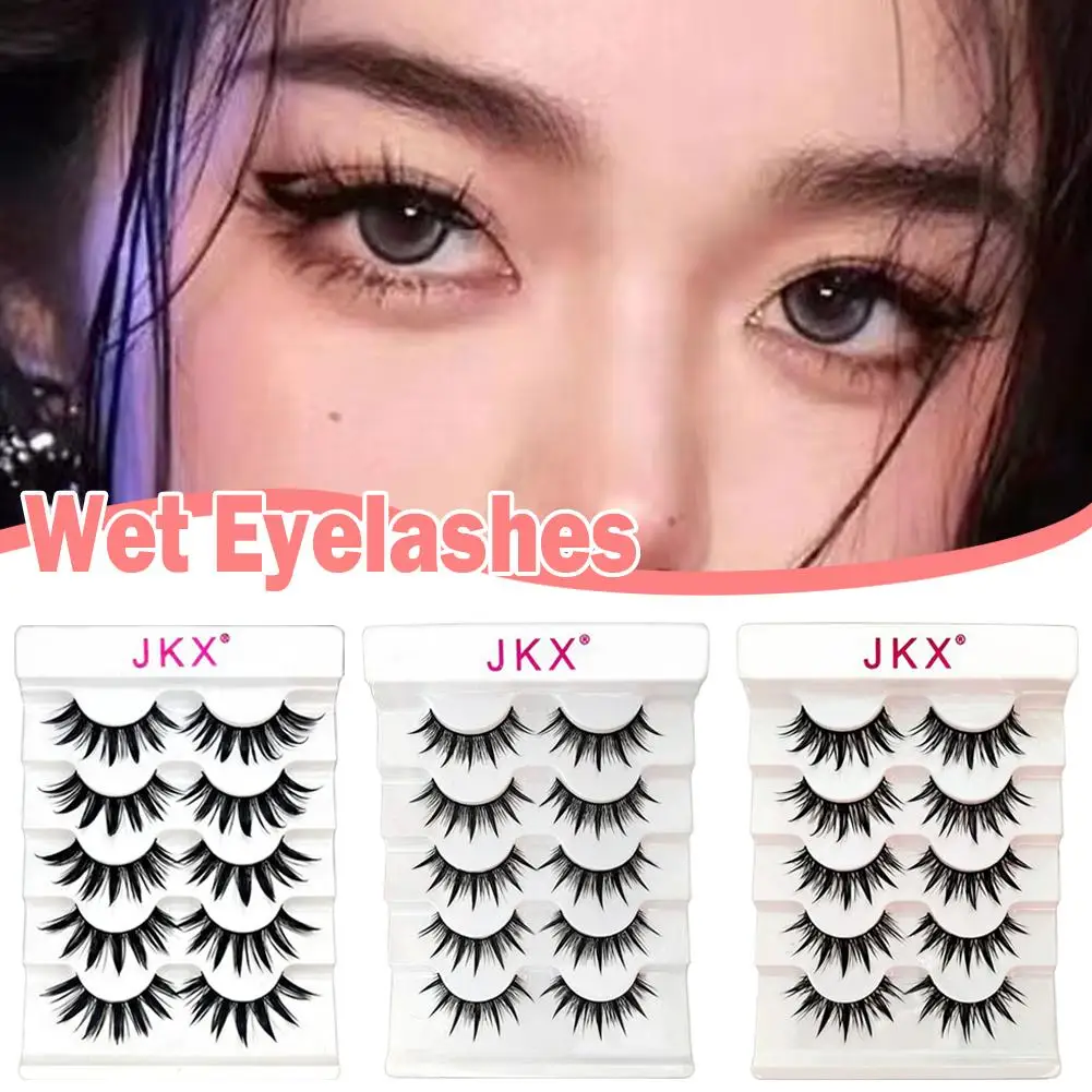 5 Pairs Wet Eyelashes 3D Faux Mink Eyelashes Thai Eyelashes Cruelty-free Fluffy Makeup Tools Lashes Long Craft Eye Handmade S8P6
5 Pairs Wet Eyelashes 3D Faux Mink Eyelashes Thai Eyelashes Cruelty-free Fluffy Makeup Tools Lashes Long Craft Eye Handmade S8P6