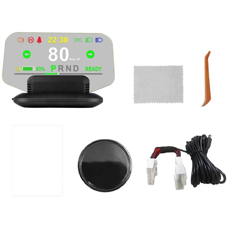 Car Hud Head Up Display Mirror Navigation Indicator Light Clock Vehicle Speed Fog Light For Tesla Model 3/Y 2020 2021
Car Hud Head Up Display Mirror Navigation Indicator Light Clock Vehicle Speed Fog Light For Tesla Model 3/Y 2020 2021