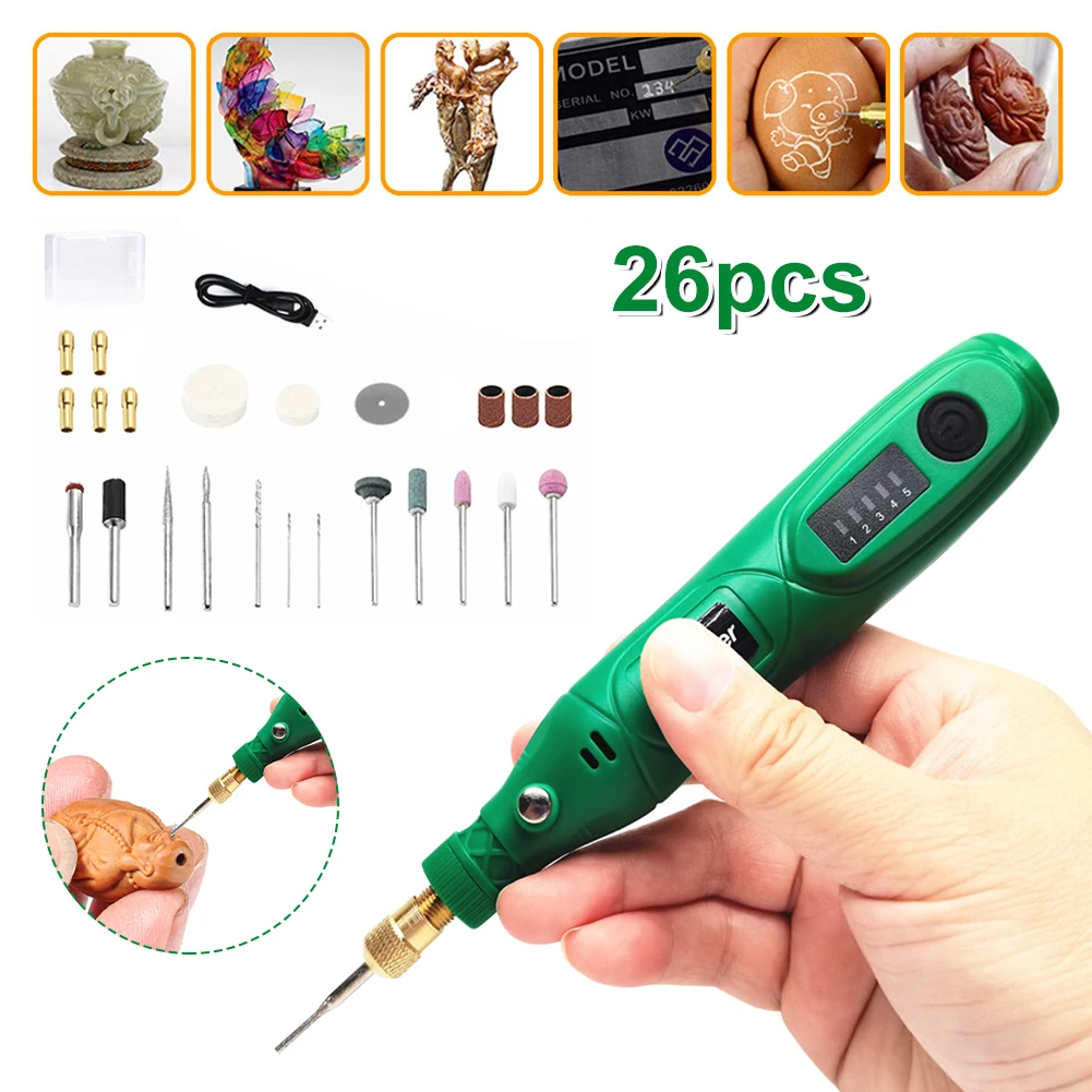 26 In 1 Electric Drill Grinder Adjustable 5 Model Engraving Drilling Pen Electric Drill Rotary Tools For Polishing Woodworking
26 In 1 Electric Drill Grinder Adjustable 5 Model Engraving Drilling Pen Electric Drill Rotary Tools For Polishing Woodworking