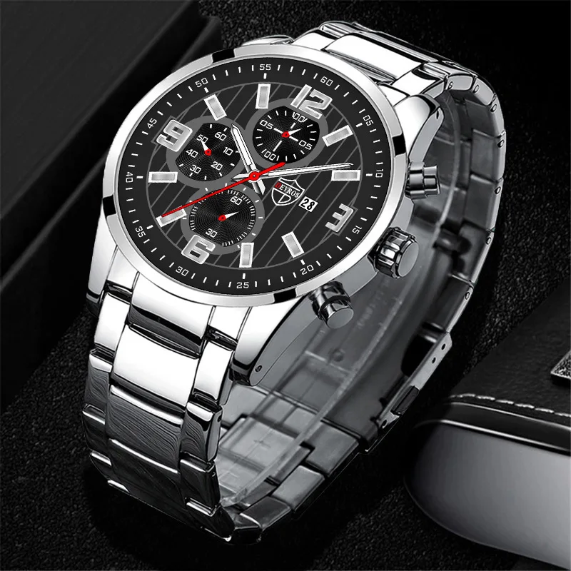 Fashion Stainless Steel Men's Watch Korean Student Watch Men's Calendar Watch Business Glow Quartz Watch 2023 DEYROS
Fashion Stainless Steel Men's Watch Korean Student Watch Men's Calendar Watch Business Glow Quartz Watch 2023 DEYROS