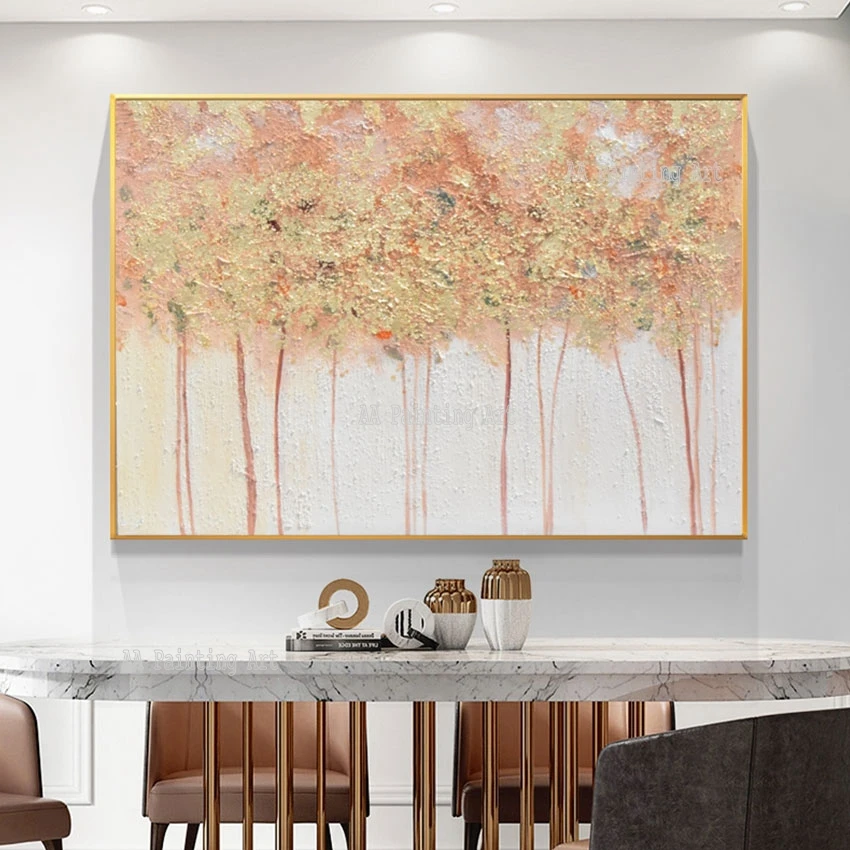 Texture Gold Acrylic Abstract Golden Birch Trees Canvas Oil Painting Unframed Wall Picture Art Home Decoration Murals Crafts
Texture Gold Acrylic Abstract Golden Birch Trees Canvas Oil Painting Unframed Wall Picture Art Home Decoration Murals Crafts