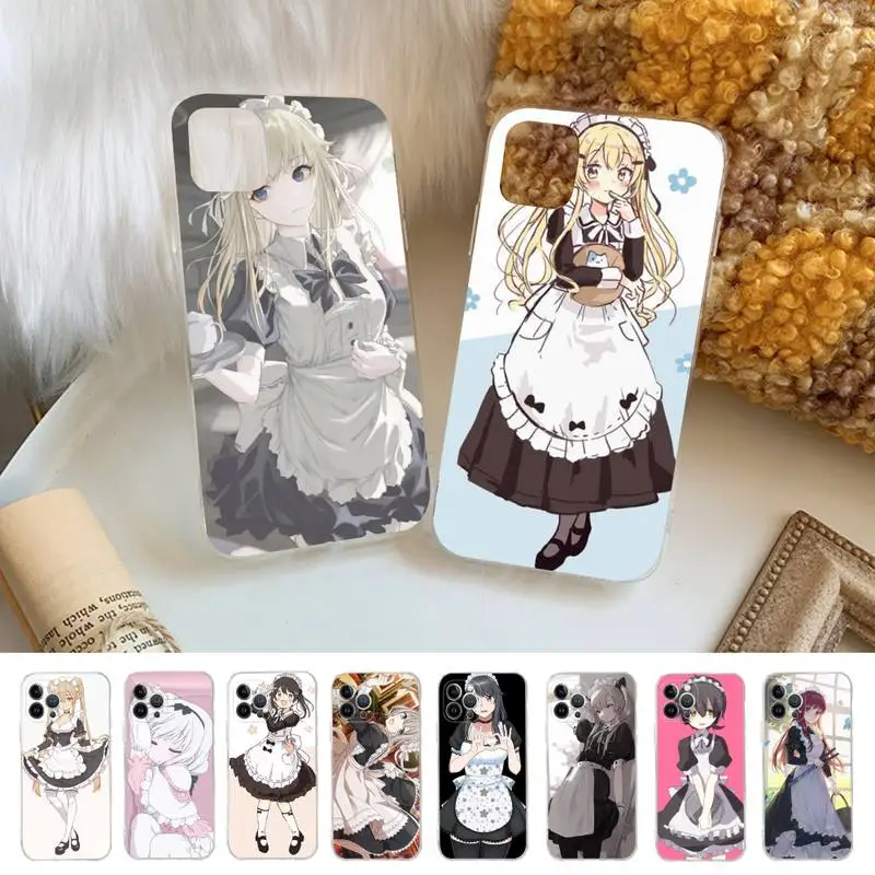 Babaite Cartoon cute maid girl Phone Case Silicone Soft for iphone 14 13 12 11 Pro Mini XS MAX 8 7 6 Plus X XS XR Cover
Babaite Cartoon cute maid girl Phone Case Silicone Soft for iphone 14 13 12 11 Pro Mini XS MAX 8 7 6 Plus X XS XR Cover