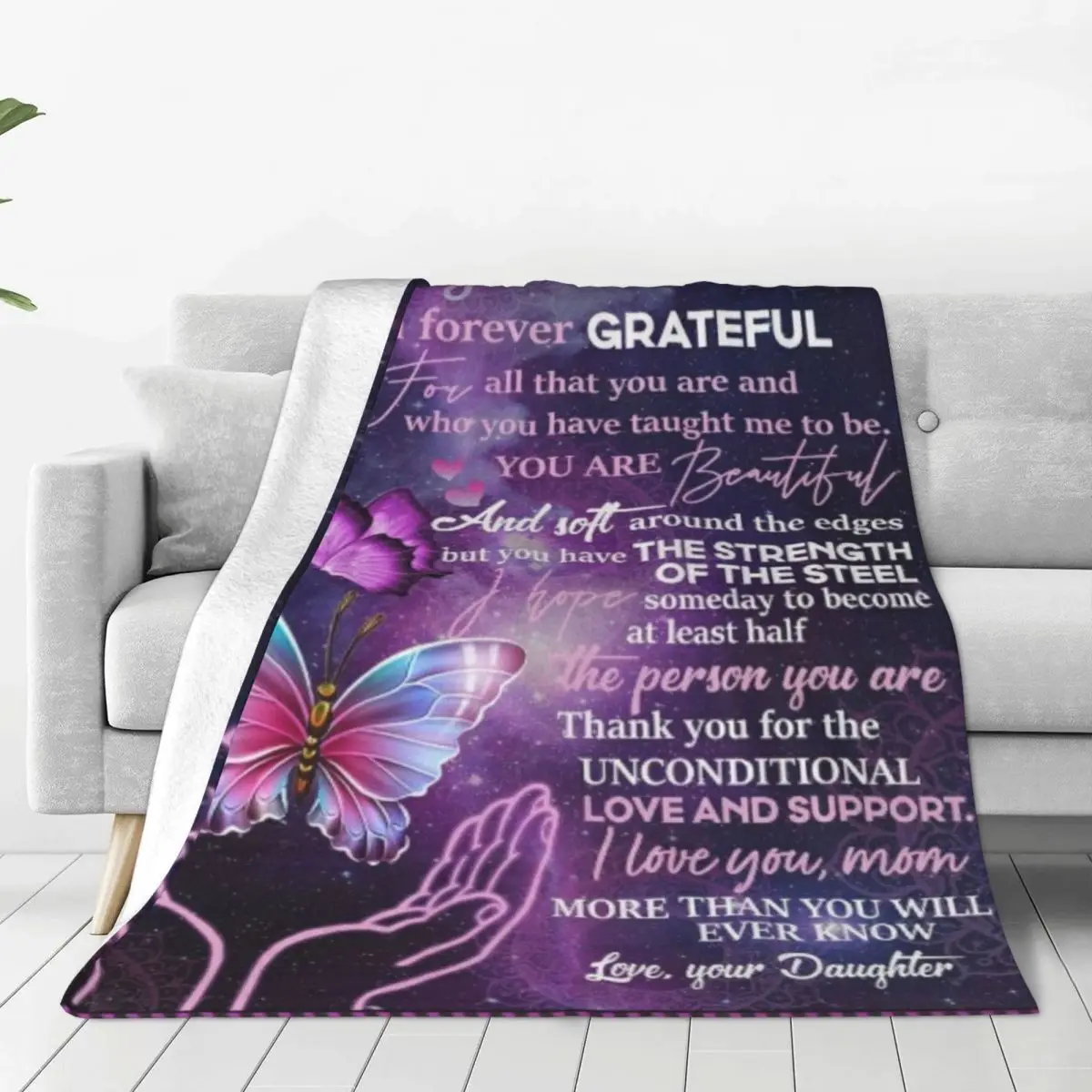Customized Blankets To My Mom I Am Forrever Grate ful Great Throw Blanket Airplane Travel Decoration Gift Soft Warm Bedspread
Customized Blankets To My Mom I Am Forrever Grate ful Great Throw Blanket Airplane Travel Decoration Gift Soft Warm Bedspread