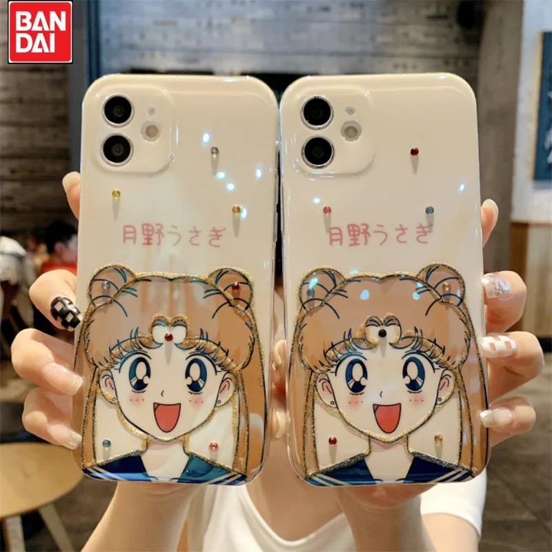 BANDAI Anime Flash Diamond Epoxy Sailor Moon Phone Case For iPhone 11/12/13 Pro Max Xr/XsMax 7/8 P Cute Shockproof Mobile Shell
BANDAI Anime Flash Diamond Epoxy Sailor Moon Phone Case For iPhone 11/12/13 Pro Max Xr/XsMax 7/8 P Cute Shockproof Mobile Shell