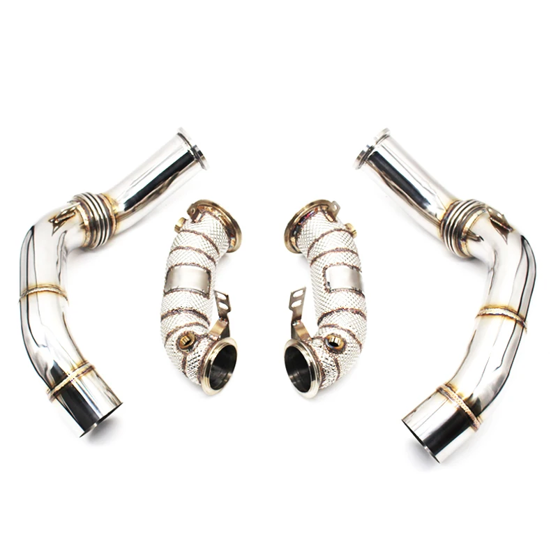 Catless exhaust ForBMW M5 F90 4.4T 2018-2022 High performance exhaust downpipe customized Stainless Steel Exhaust pipes
Catless exhaust ForBMW M5 F90 4.4T 2018-2022 High performance exhaust downpipe customized Stainless Steel Exhaust pipes