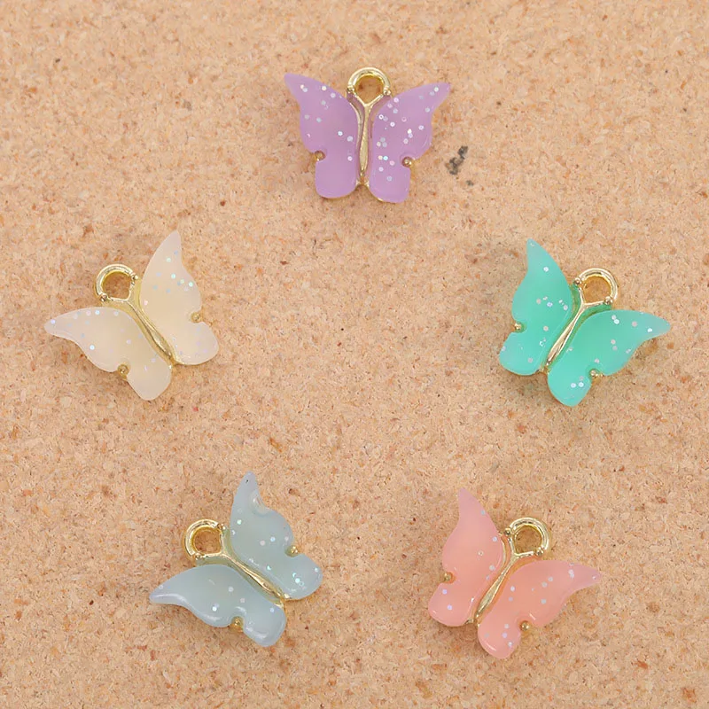 10Pcs Kawaii Butterfly Alloy Charms 13x13mm Resin Insect Pendant for Jewelry Making Earring Necklace DIY Fashion Accessories
10Pcs Kawaii Butterfly Alloy Charms 13x13mm Resin Insect Pendant for Jewelry Making Earring Necklace DIY Fashion Accessories