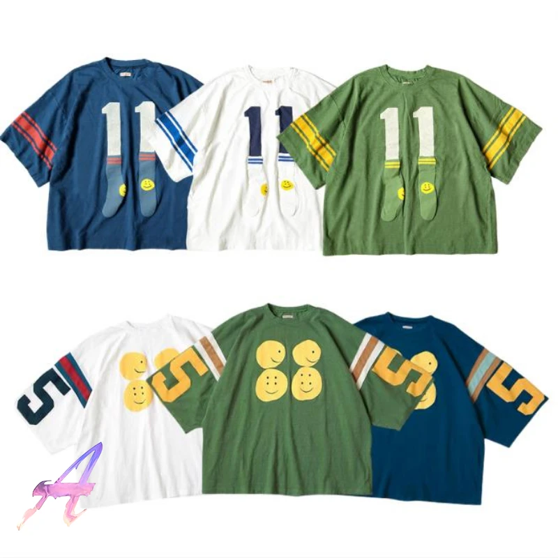 Summer Harajuku Style KAPITAL T-shirt High Street Men's and Women's Off-shoulder Casual T Shirts
Summer Harajuku Style KAPITAL T-shirt High Street Men's and Women's Off-shoulder Casual T Shirts